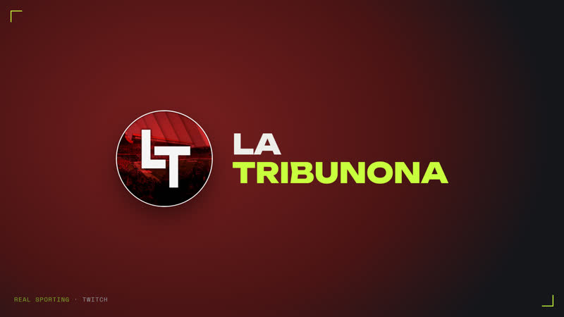 Identidad visual de La Tribunona, programa de streaming sobre el Real Sporting de Gijón.